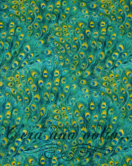 Tessuto Peacock wings