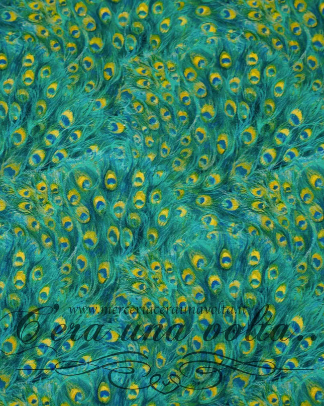 Tessuto Peacock wings