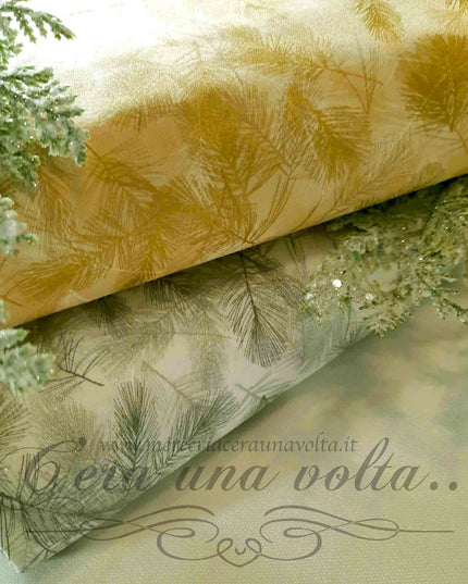 Tessuto Christmas feathers