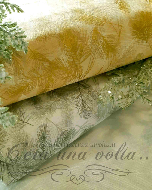 Tessuto Christmas feathers