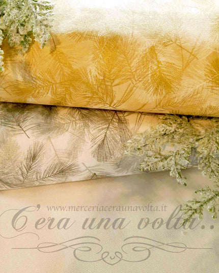 Tessuto Christmas feathers