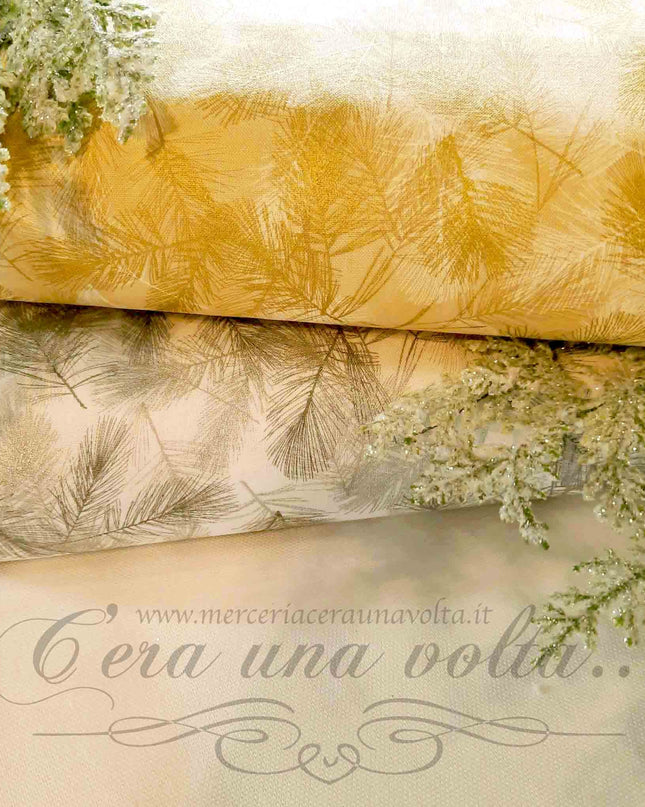 Tessuto Christmas feathers