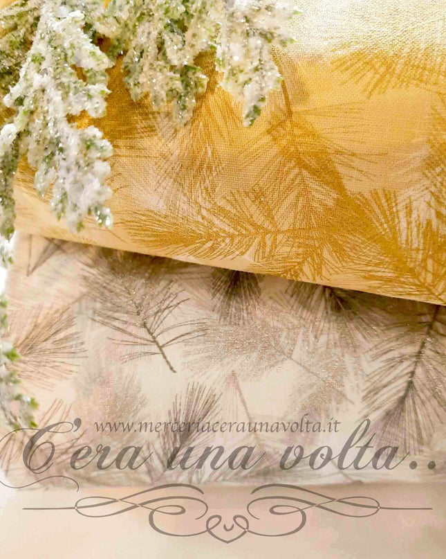 Tessuto Christmas feathers