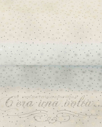 Tessuto Snow Crystals