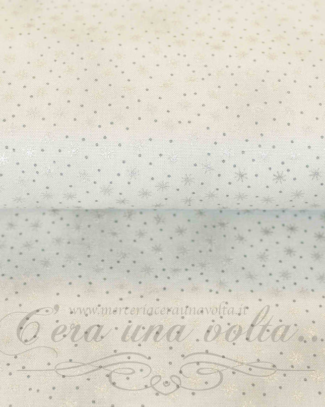 Tessuto Snow Crystals