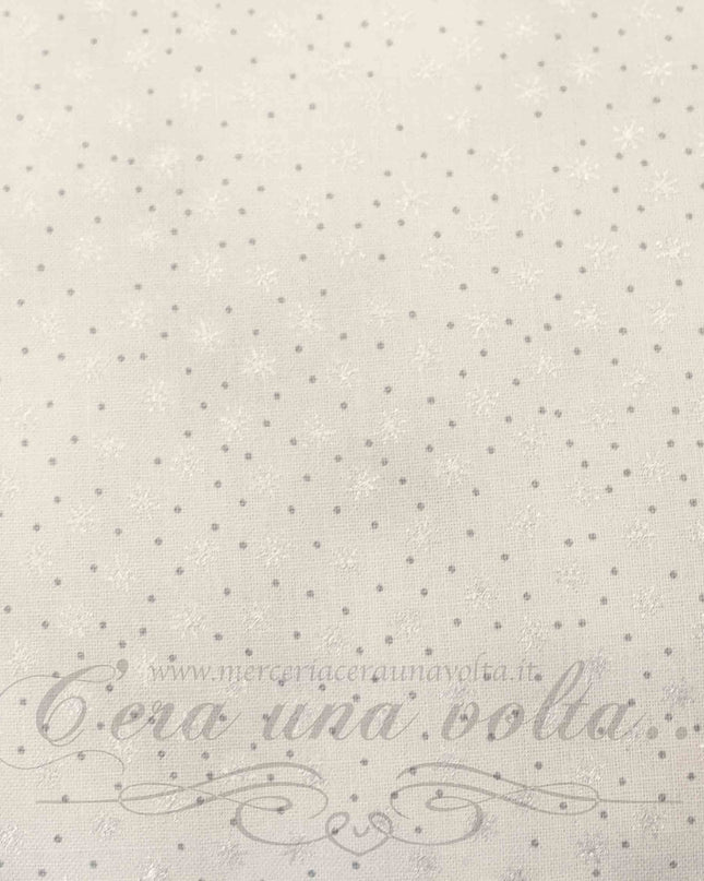 Tessuto Snow Crystals