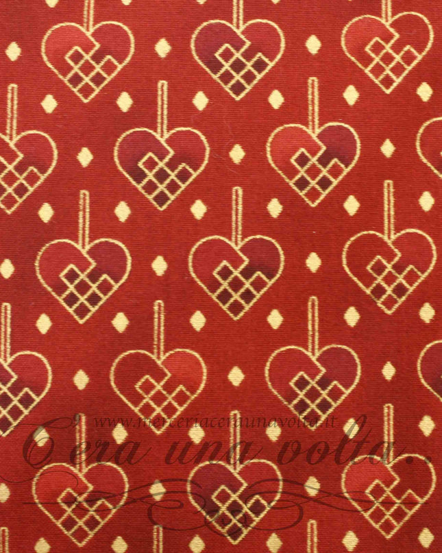 Tessuto Christmas Hearts