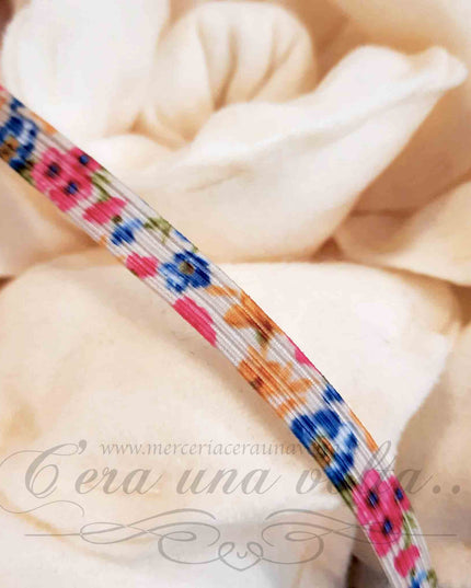Elastico trecciato stampato