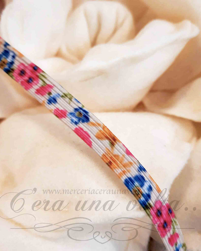 Elastico trecciato stampato