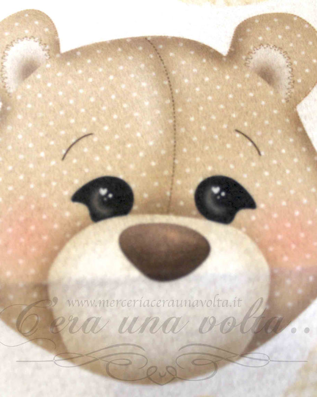 Pannello orsetto baby con coccarda