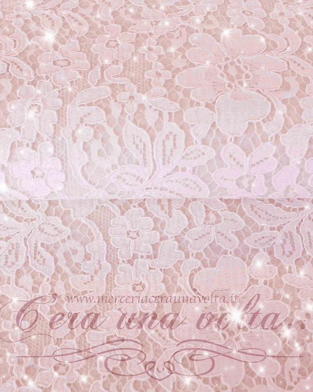 Feltro di lana con pizzo & glitter