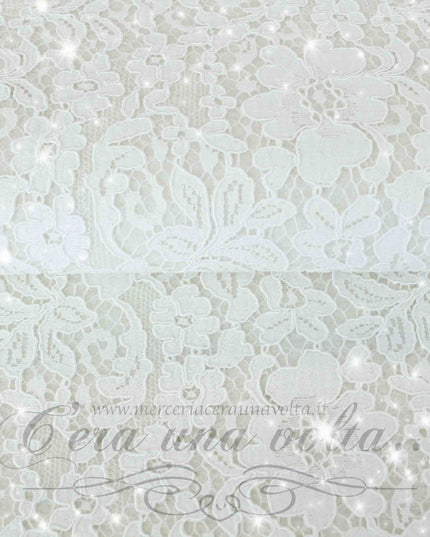 Feltro di lana con pizzo & glitter