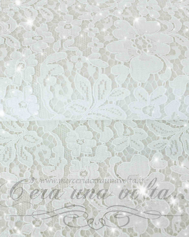 Feltro di lana con pizzo & glitter