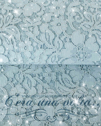 Feltro di lana con pizzo & glitter