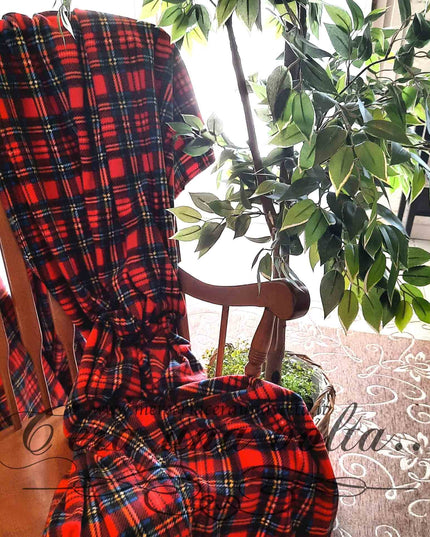 Tessuto in Pile Tartan