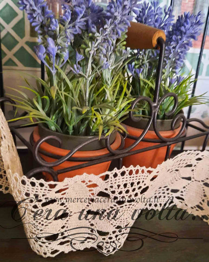 Pizzo tramezzo Levor lavorazione a fusello