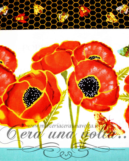 Tessuto Poppies