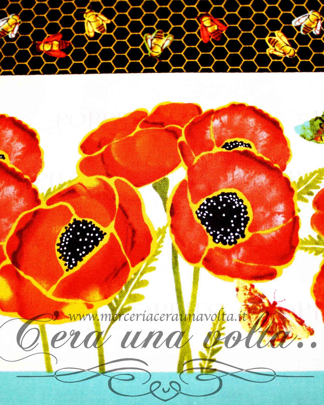 Tessuto Poppies