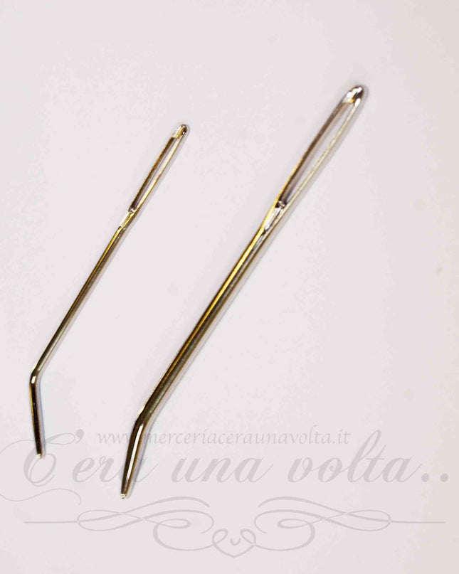 Coppia Aghi da maglia curvi