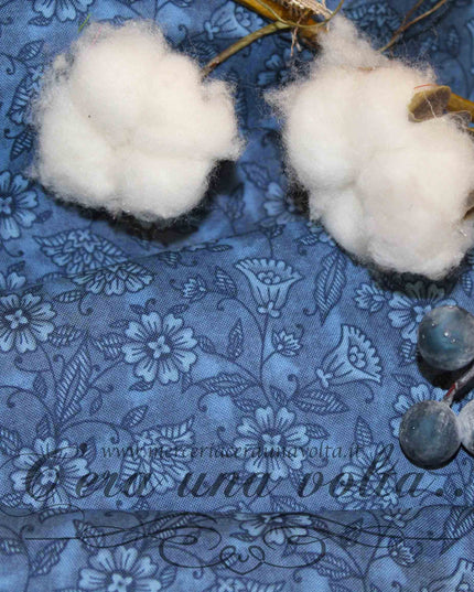 Tessuto Vintage Blue Antique