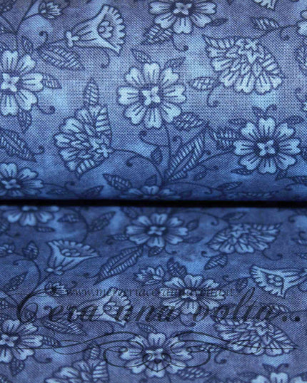 Tessuto Vintage Blue Antique