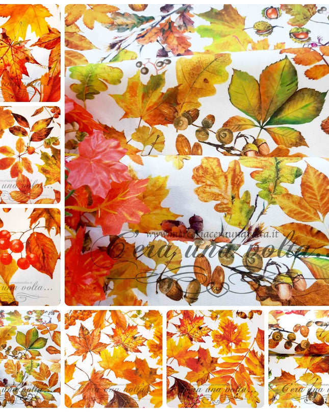Tessuto Autumn Leaves