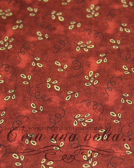 Tessuto Vintage Leaves