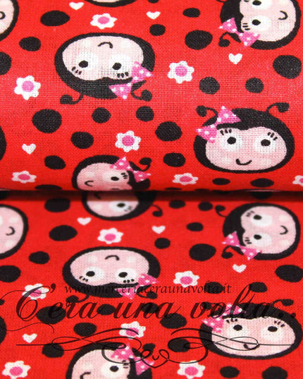 Tessuto Ladybug