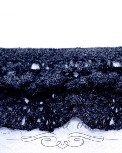 Pizzo in lana elasticizzato