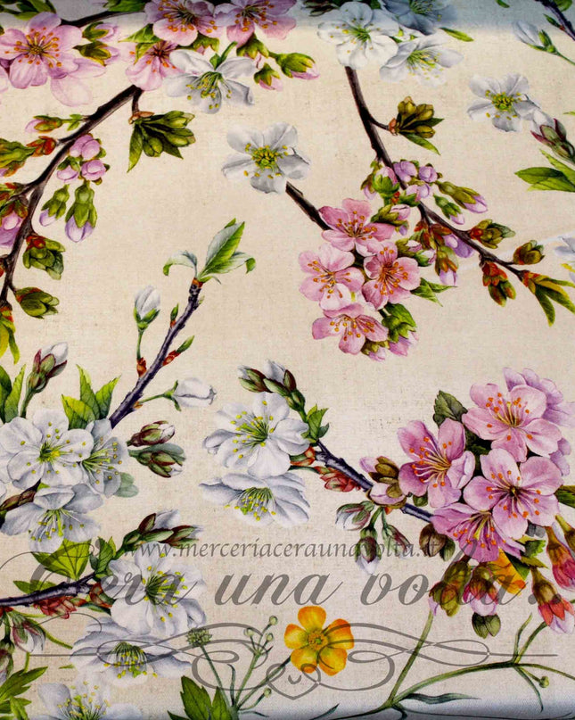 Tessuto provenzale Peach flowers