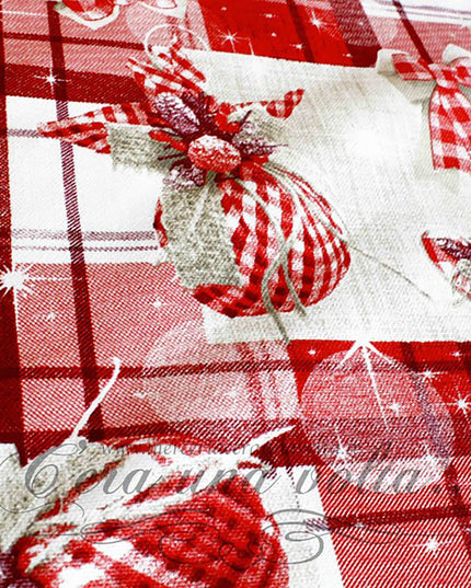 Cm 135 x cm 50 ScampoloTessuto Natalizio