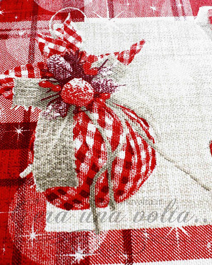 Cm 135 x cm 50 ScampoloTessuto Natalizio