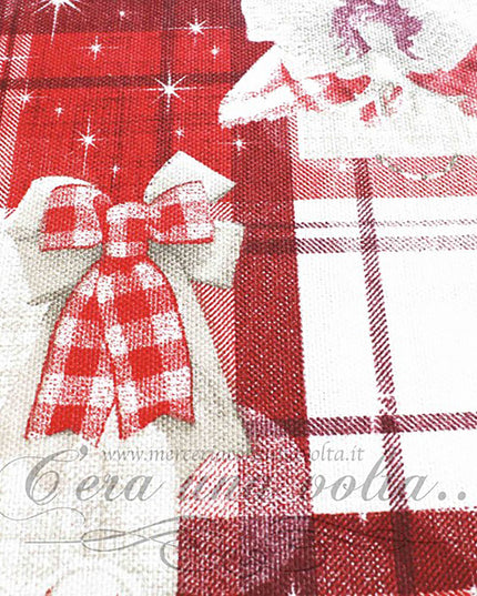 Cm 135 x cm 50 ScampoloTessuto Natalizio