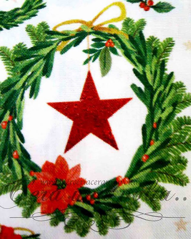 Tessuto Hearts and Stars Christmas