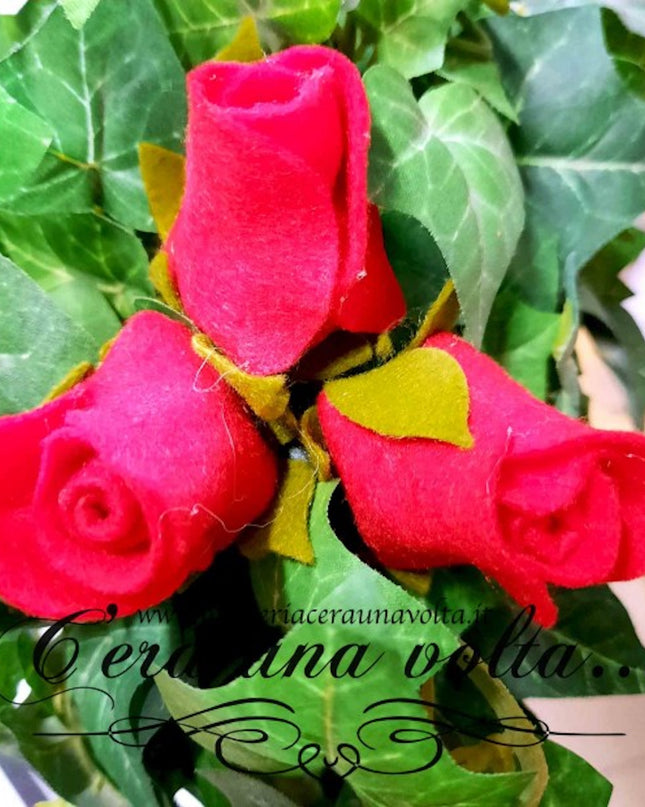 Cartamodello Boccioli di Rose