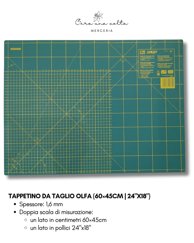 Tappetino da Taglio OLFA (60×45cm | 24"x18")