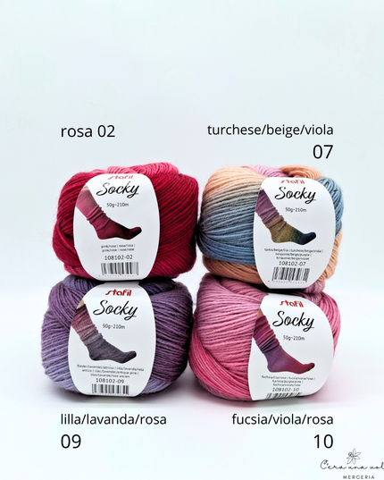 Socky – Filato sfumato per calze