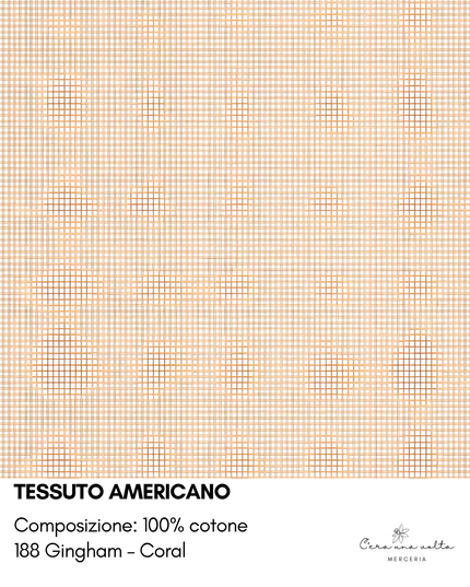 Tessuto americano Gingham