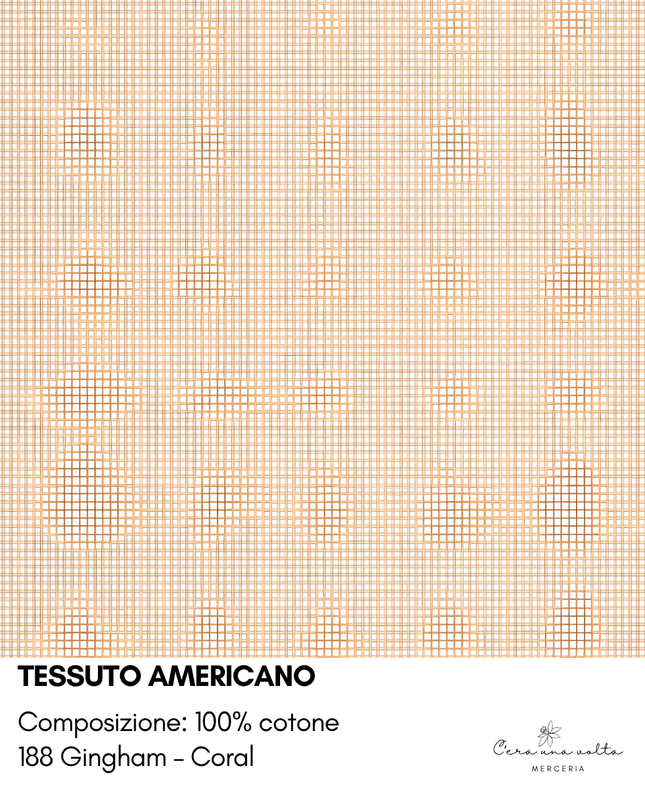 Tessuto americano Gingham