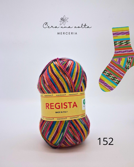 Lana REGISTA filato calze 6 capi