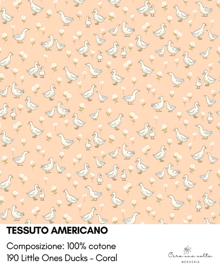 Tessuto americano Little Ones Ducks