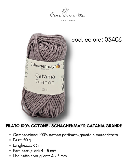 Filato 100% Cotone - Schachenmayr Catania Grande