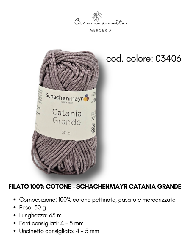 Filato 100% Cotone - Schachenmayr Catania Grande
