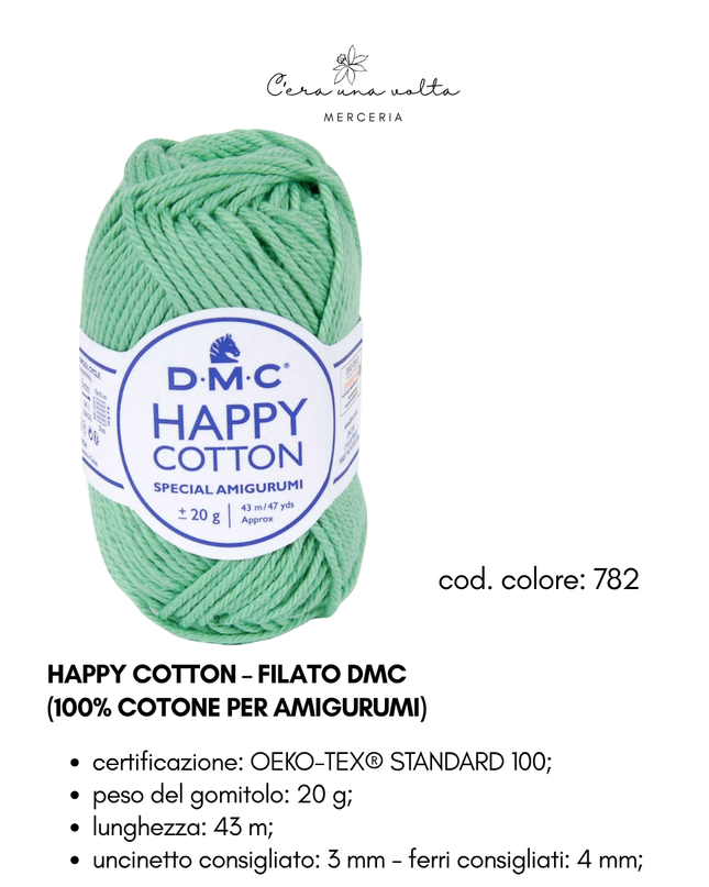 DMC Happy Cotton – Filato 100% cotone per amigurumi
