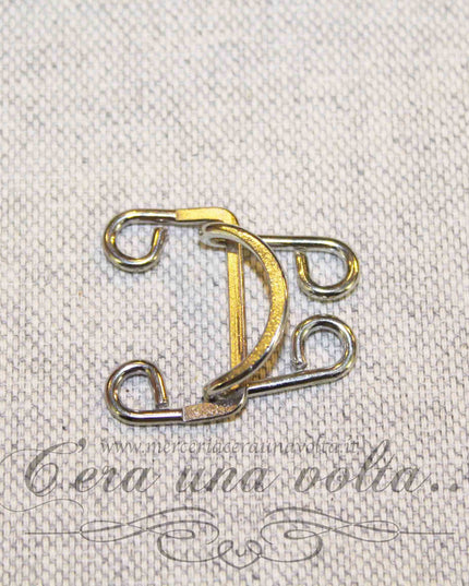 Ganci per abbigliamento Rettangolari Grandi Argento