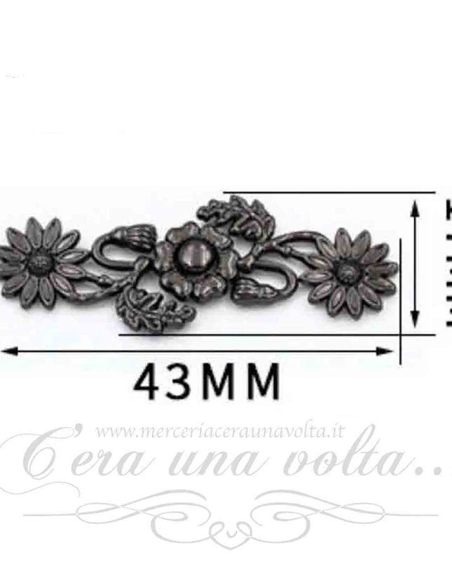 Agganciature per abbigliamento fiore