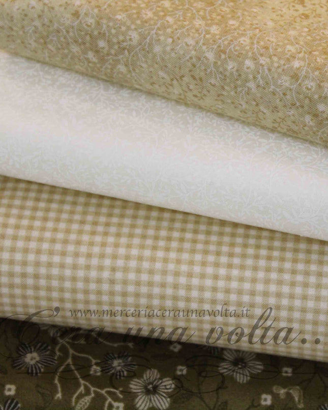 Set 8 Pz Tessuto Patchwork Timber