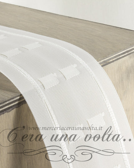 Nastro per arricciare tende h cm 6,5