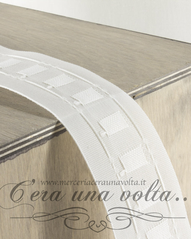 Fettuccia per tende H cm 4,5