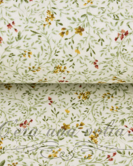 Set 8 Pz Tessuto Patchwork Green